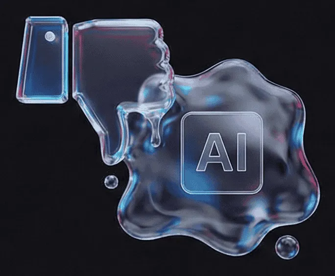 Icon representing AI slop fear